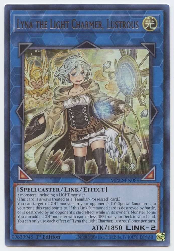 遊戯王 2021 LYNA/LIGHT.CHMR.LSTRS. ライナ　プリシク 遊戯王 2021 LYNA/LIGHT.CHMR.LSTRS. ライナ プリシク 状態A